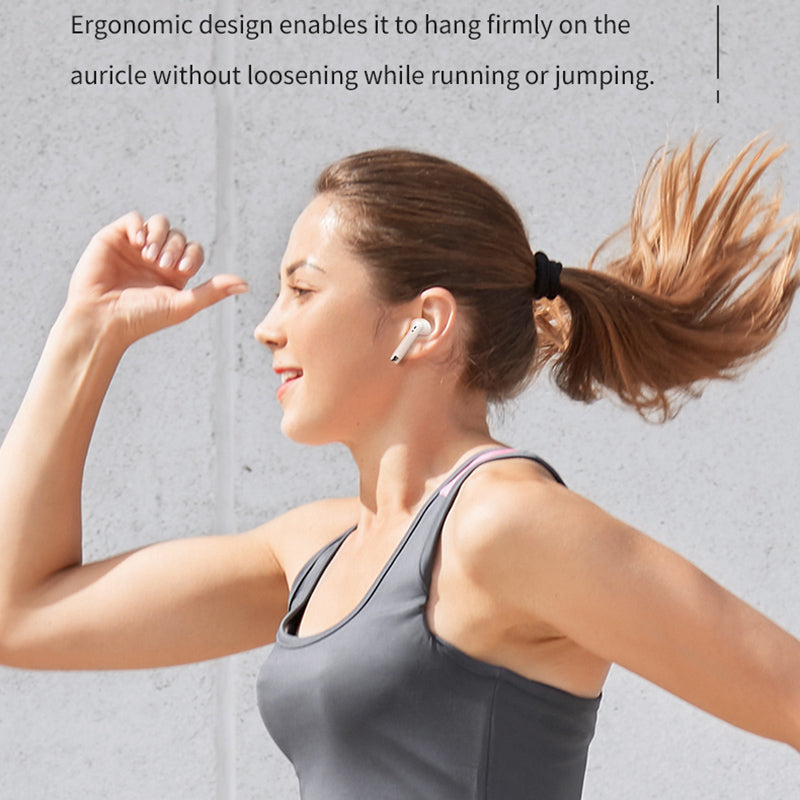 ROCK EB300 Wireless Bluetooth Earphones Ergonomic Design TWS Sports Running Headset with 320mAh Charging Case ROCK EB300 Wireless Bluetooth Earphones Ergonomic Design TWS Sports Running Headset with 320mAh Charging Case